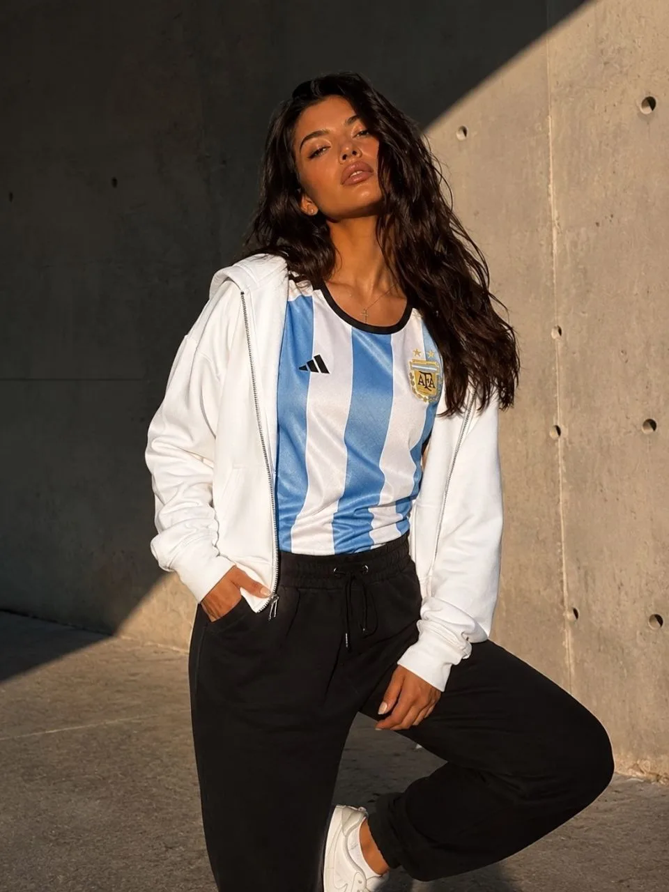 Campera canguro Doble cierre FRIZA