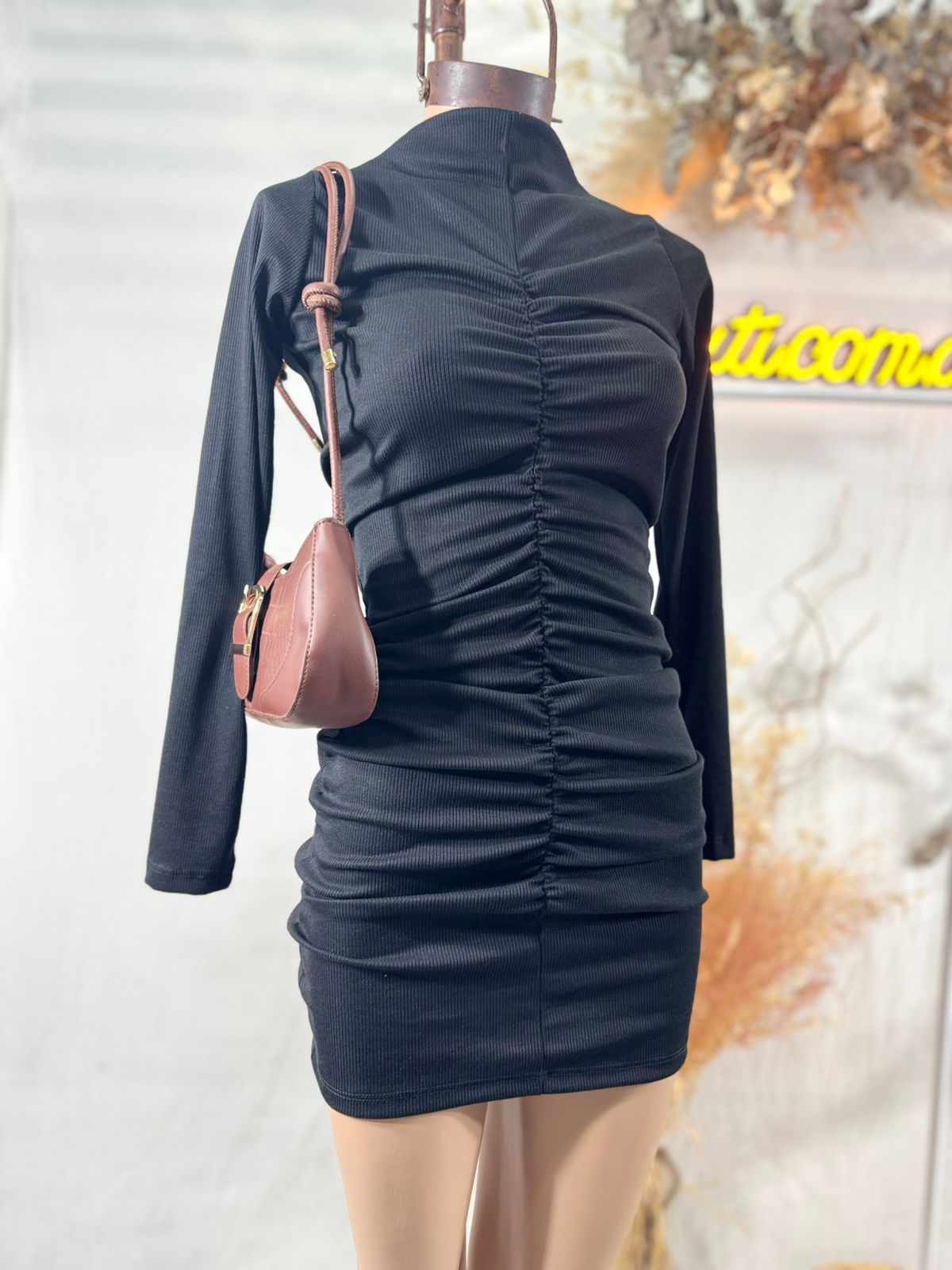 Vestido Fruncido delantero Morley