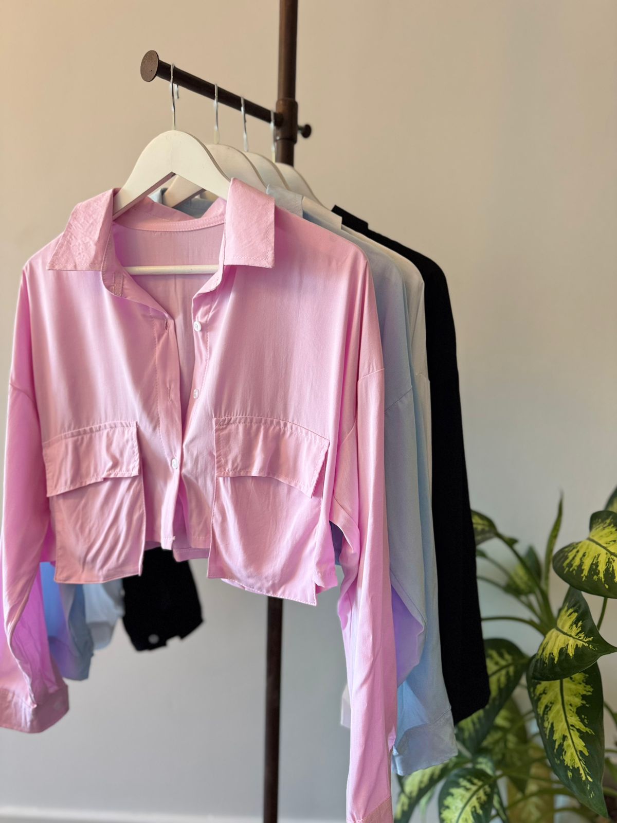 Camisa Cargo Asimetrico Poplin premium