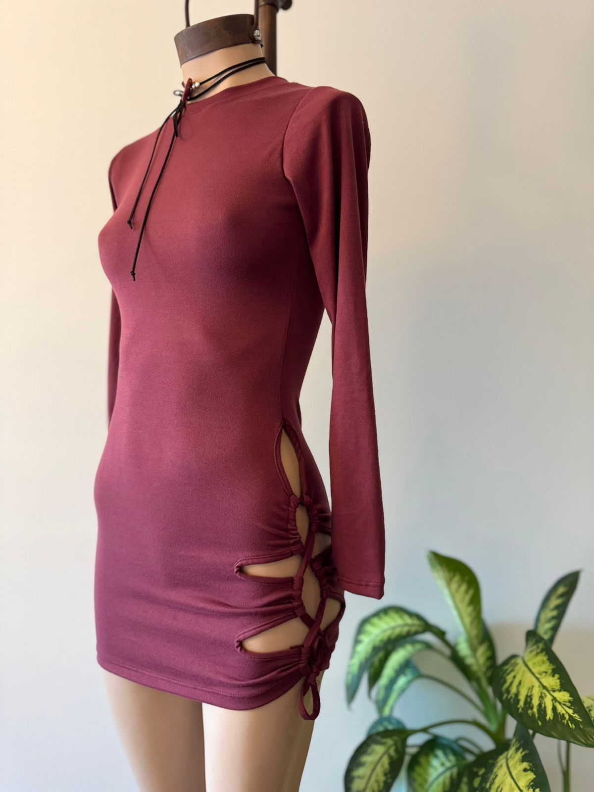 Vestido Noche full guia lateral Modal soft