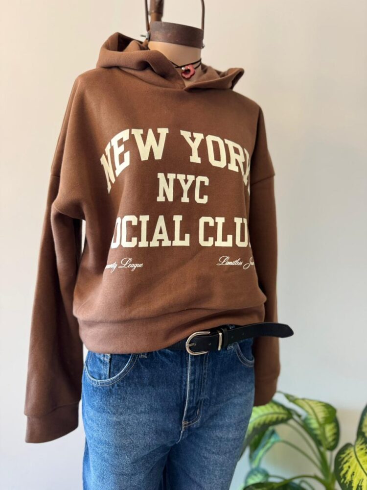 Buzo capucha “NEW YORK” Friza - Imagen 2