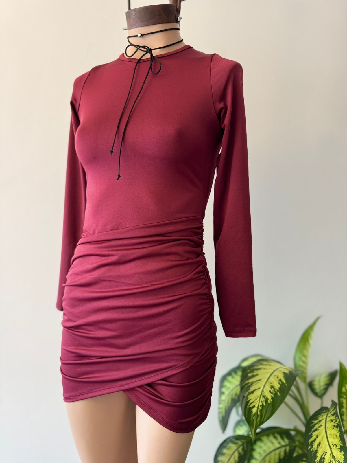 Vestido Cruzado abajo BREN Microfibra