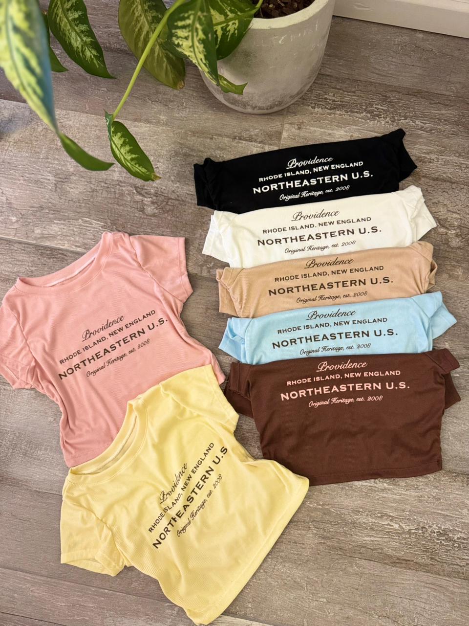 Baby Tee “RHODE ISLAND” Morley soft
