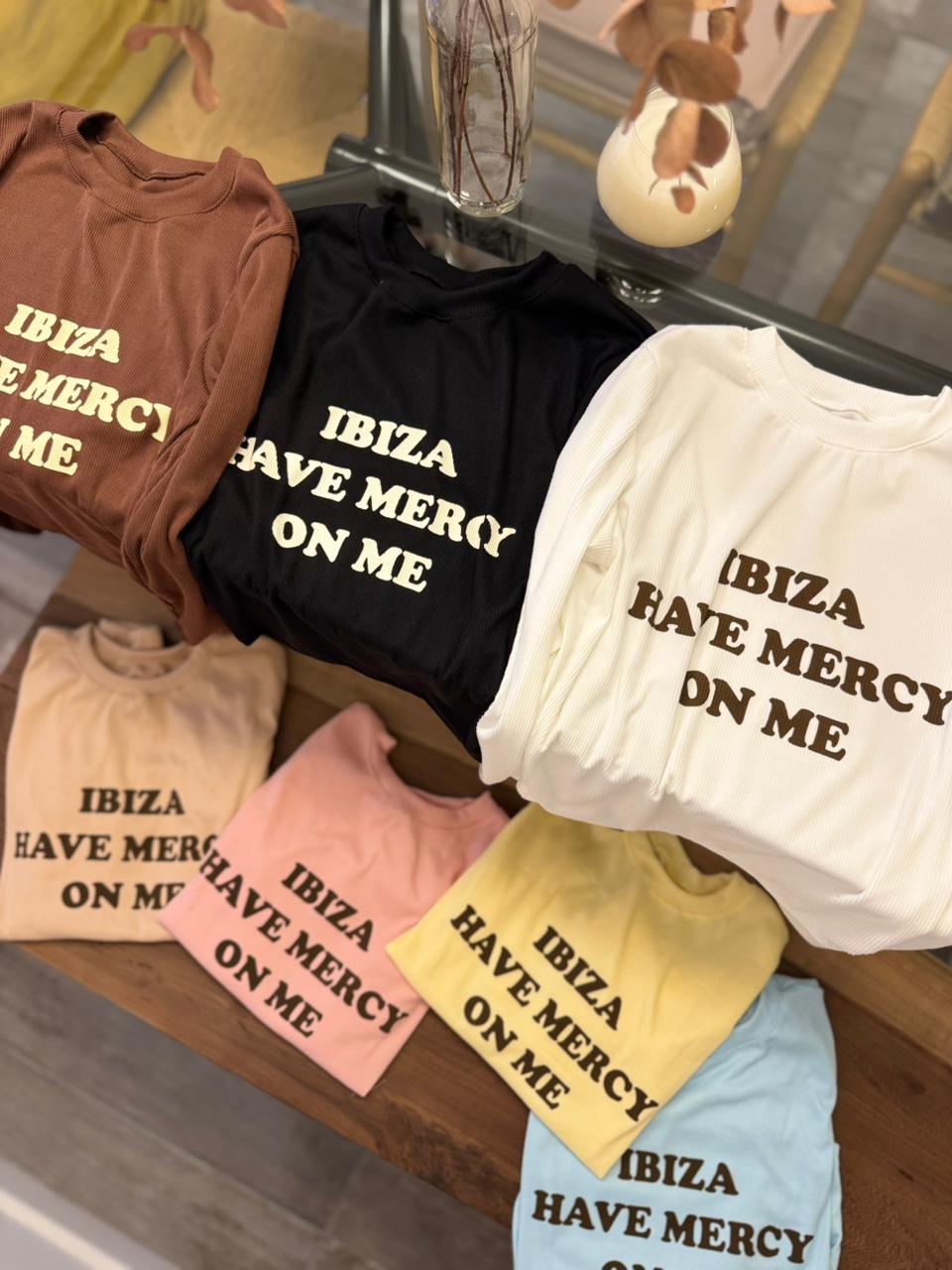 Top M/L “IBIZA HAVE MERCY ON ME” Morley soft