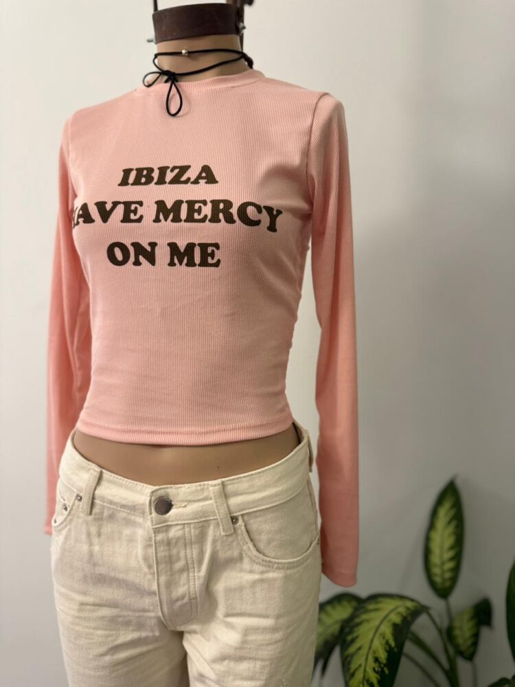 Top M/L “IBIZA HAVE MERCY ON ME” Morley soft - Imagen 2