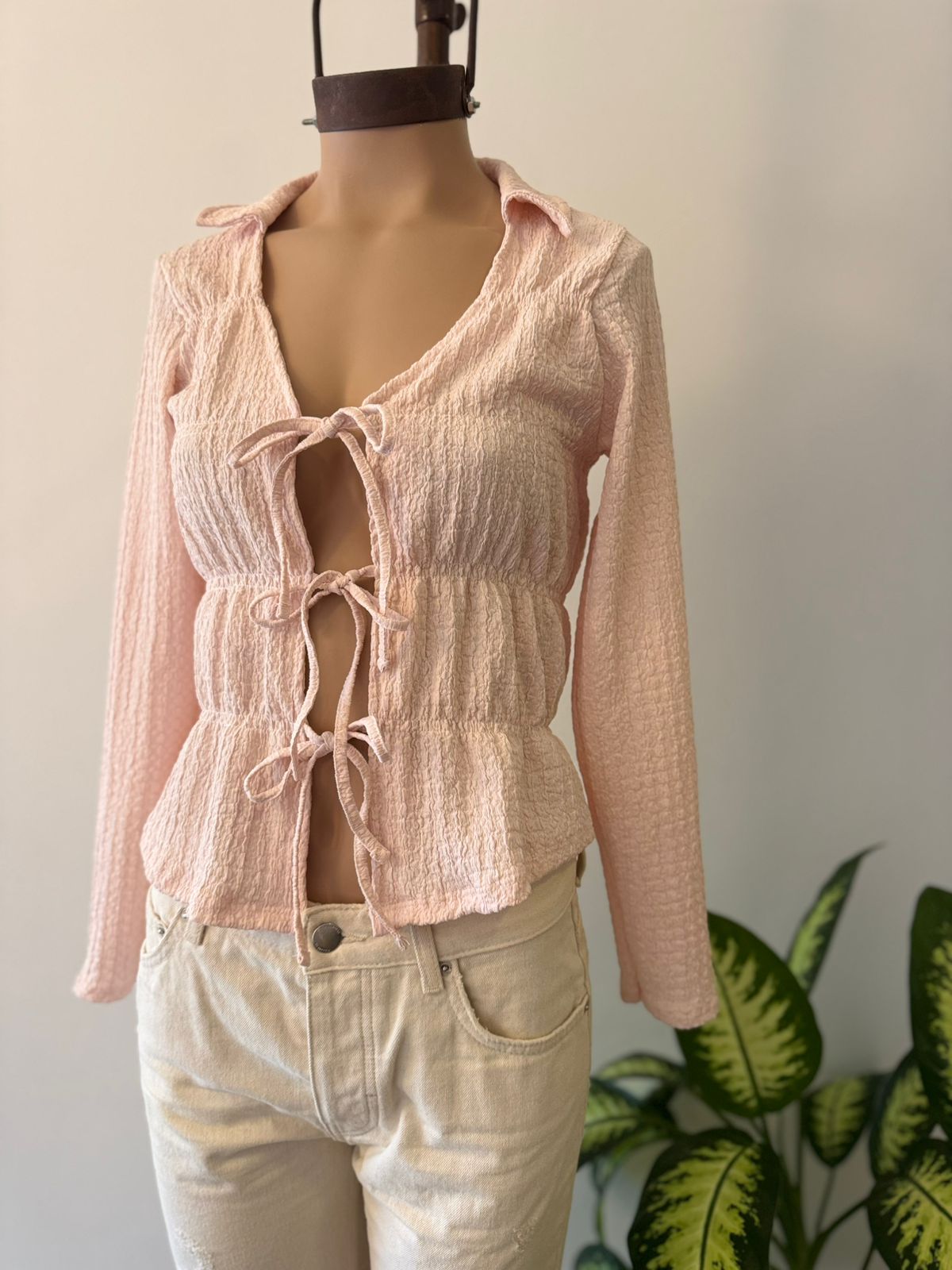 Blusa tiras cuellito “PASADENA” Bambula