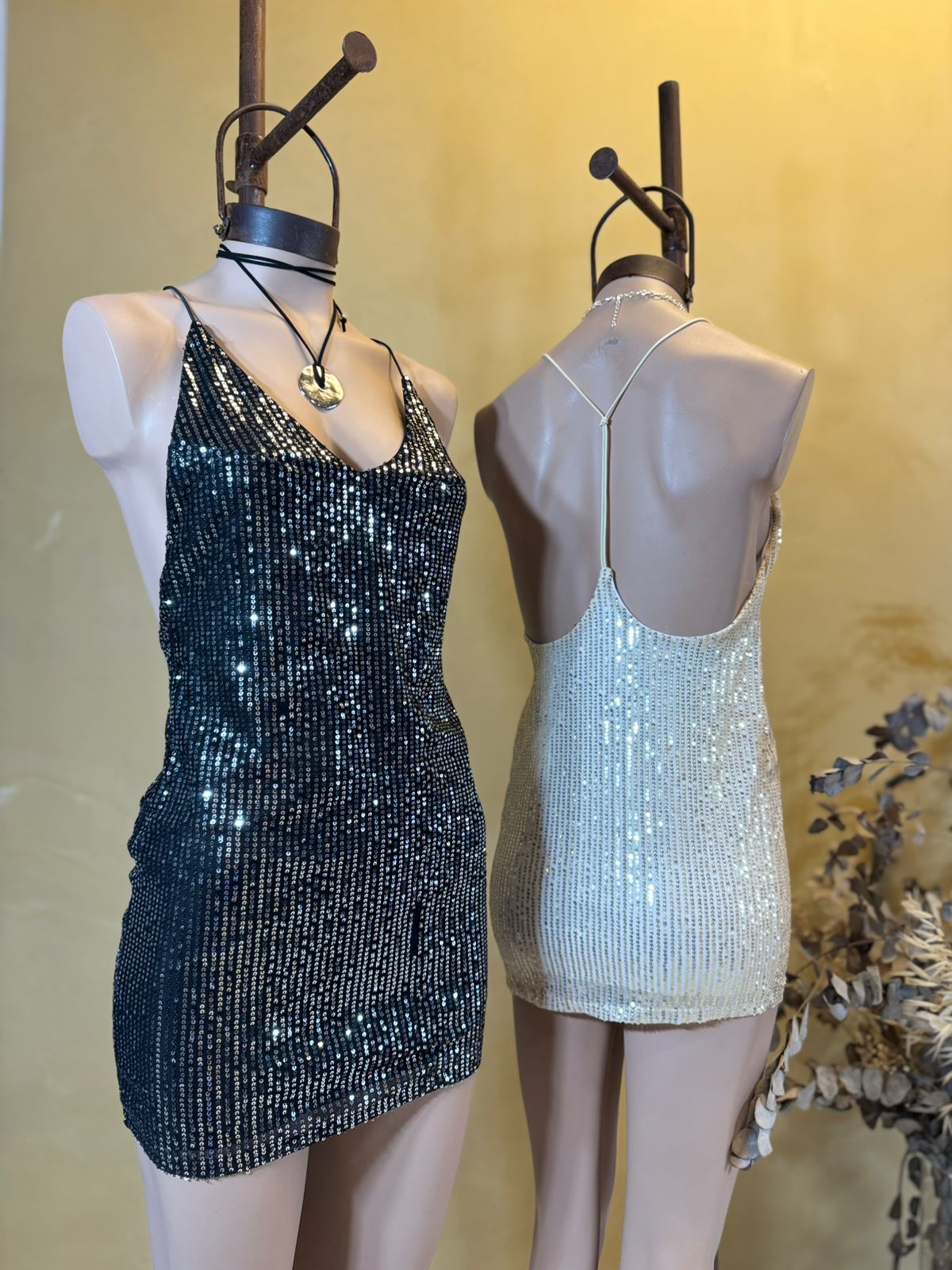 Vestido Espalda TIRITA Lentejuela