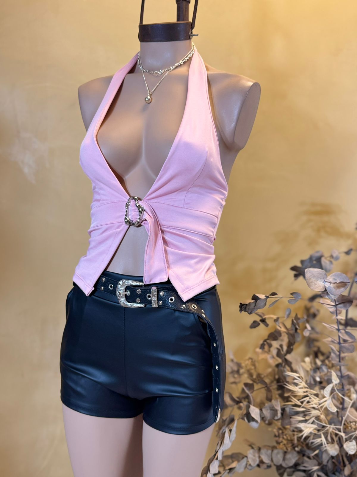 Top Mariposa c/CINTO NUBE Microfibra
