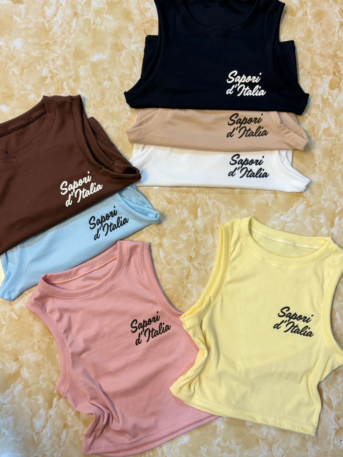 Musculosa “SAPORI D’ITALIA” Morley soft