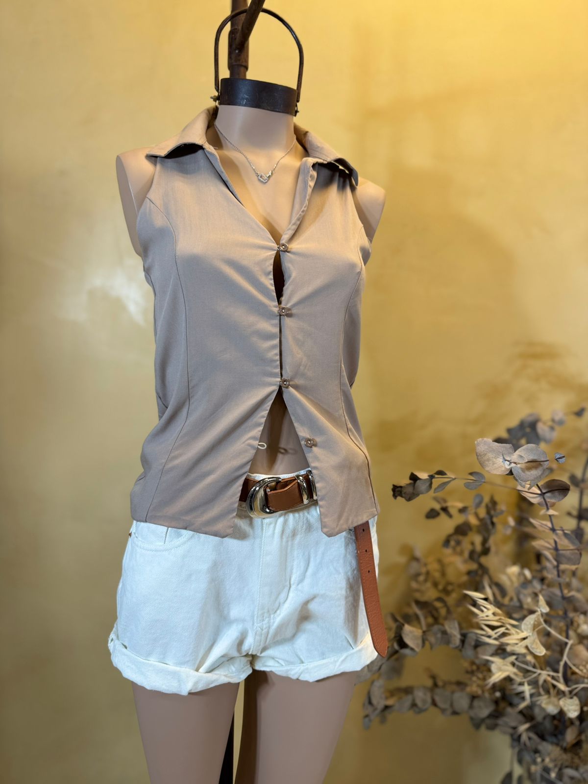 Camisa S/M entallada Poplin premium