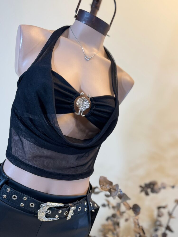 Top bikini MicroTUL c/OSTRA - Imagen 2
