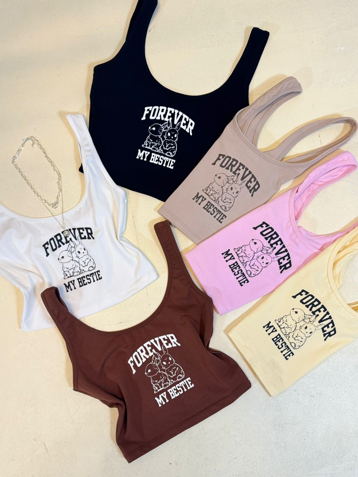 Musculosa U “CONEJITOS” Algodon lycra