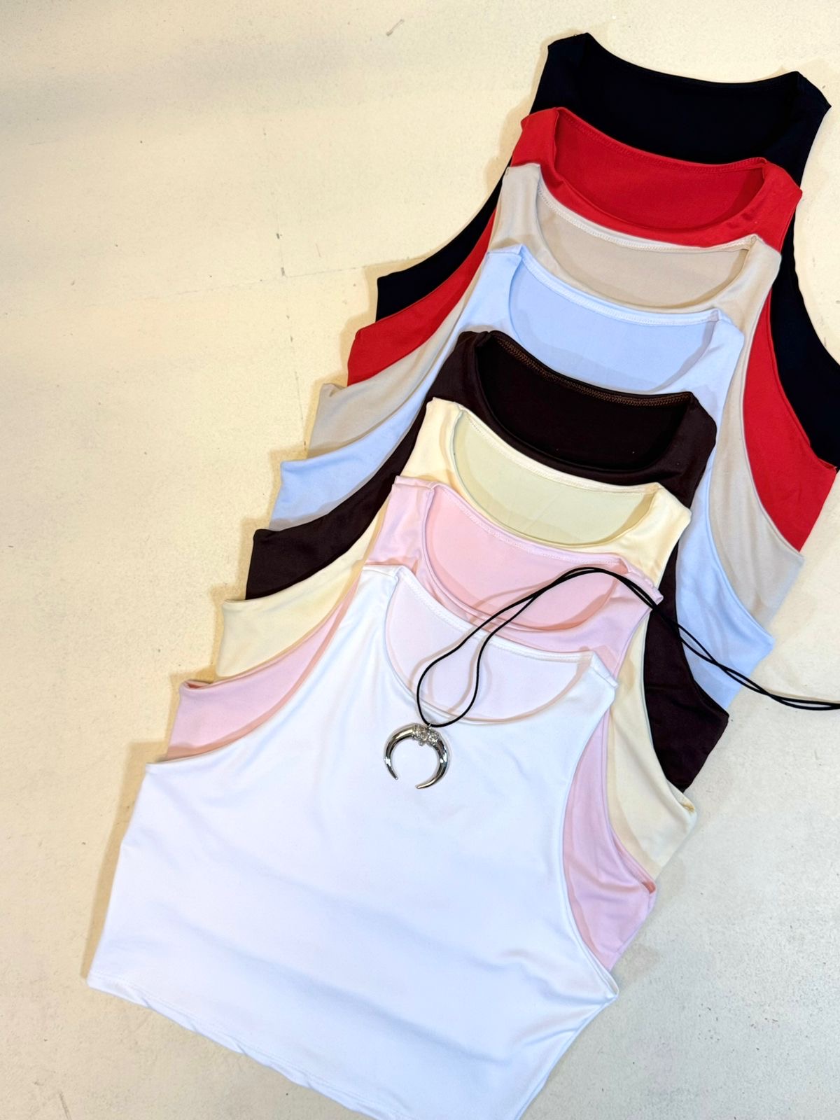 Top Halter forrado BASIC Microfibra