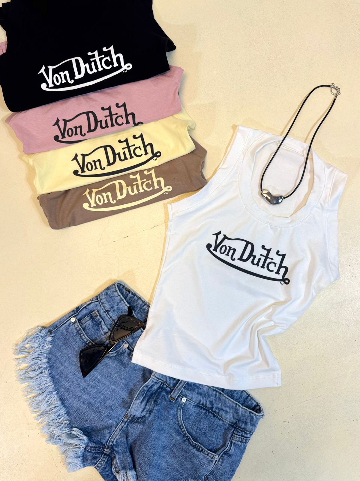 Musculosa “VON DUTCH” Algodon lycra