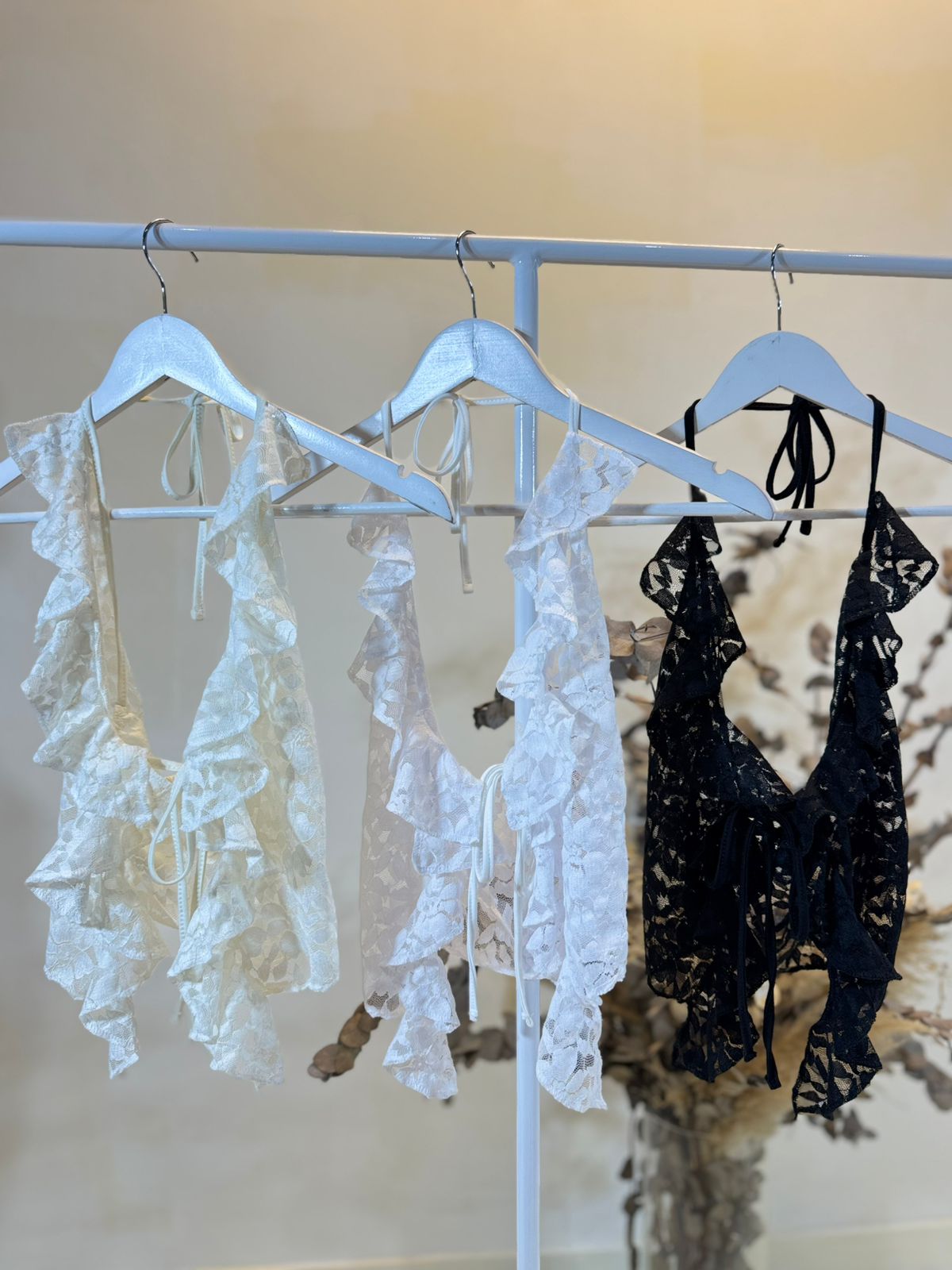 Top Marilyn Vuelo Boho Encaje