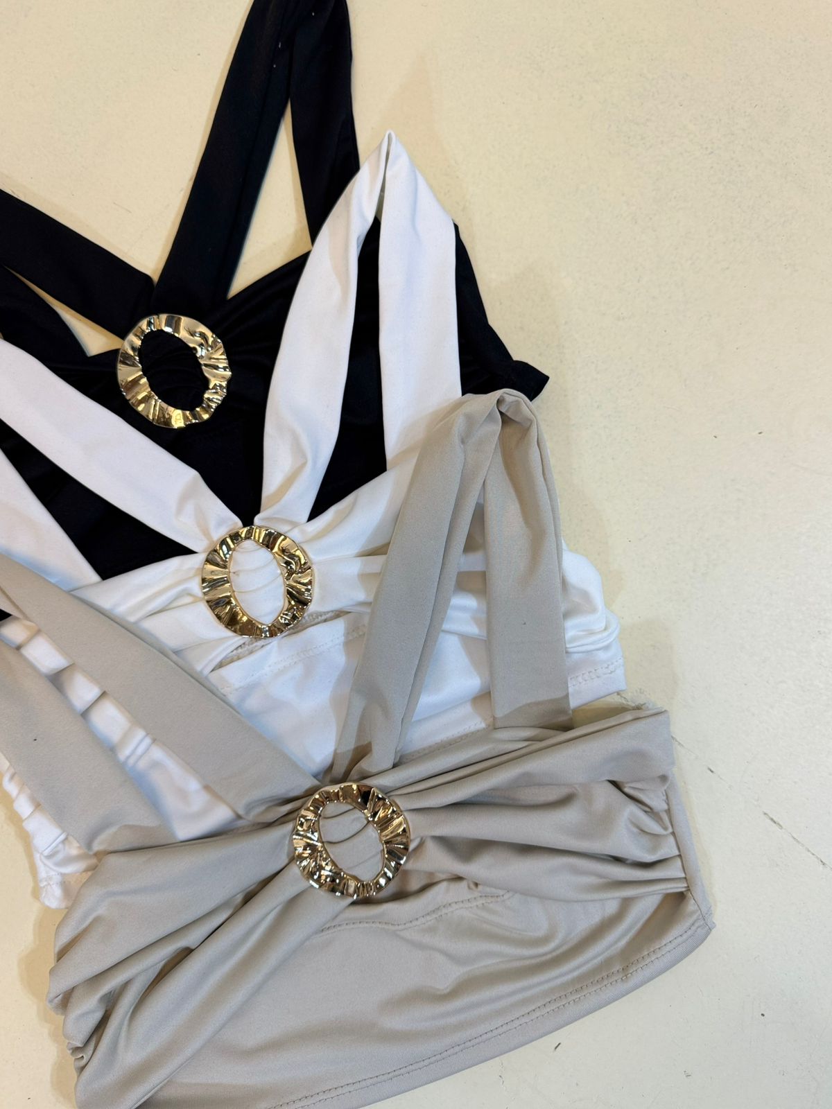 Top bretel cruz "GEA" Microfibra