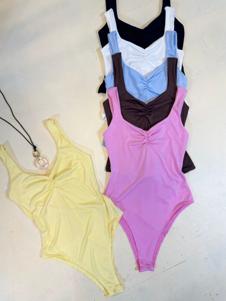 Body fruncido pecho Modal soft - Imagen 2