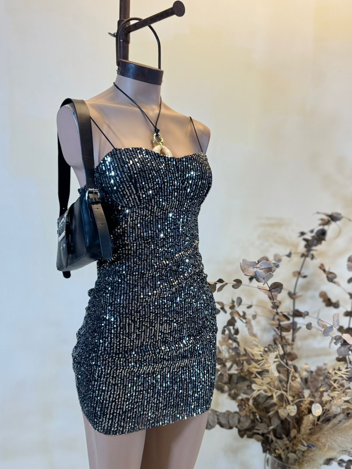 Vestido Corset TAZAS Lentejuela