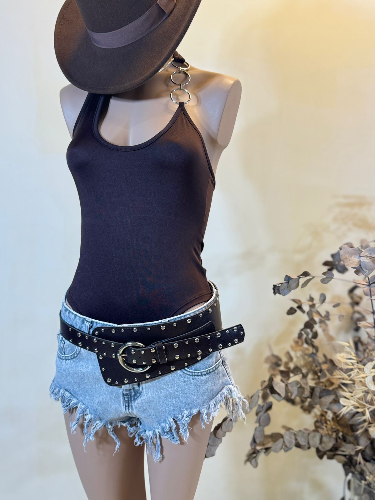 Body U 3 argollas Microfibra