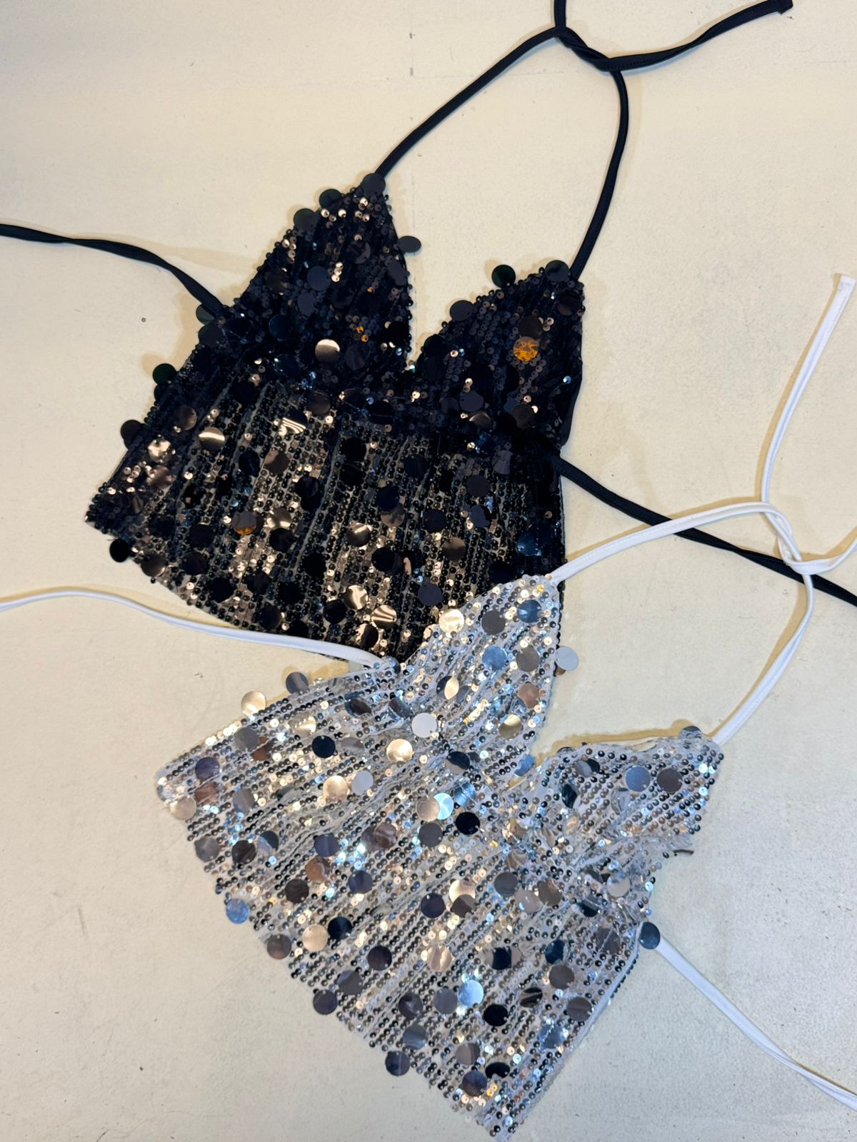 Top Marilyn abierto Lentejuela GRANDE