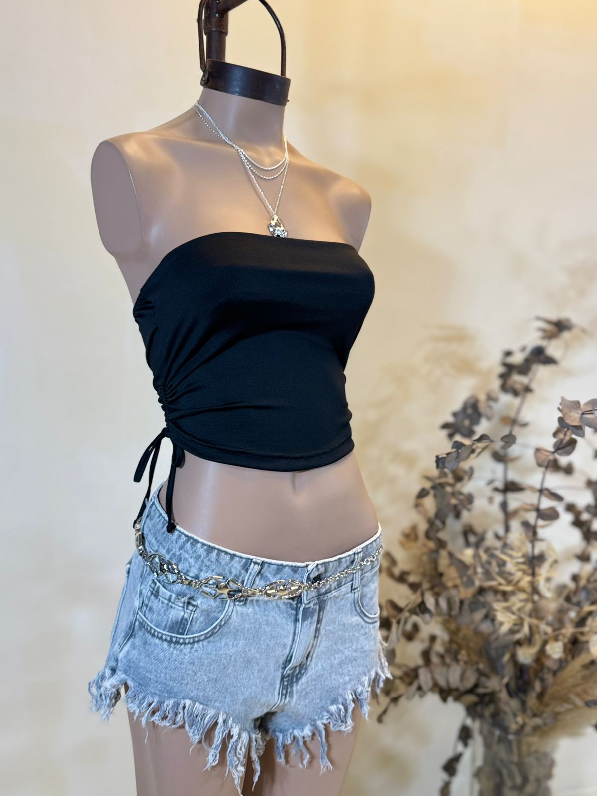 Bando fruncidos con guia laterales Microfibra