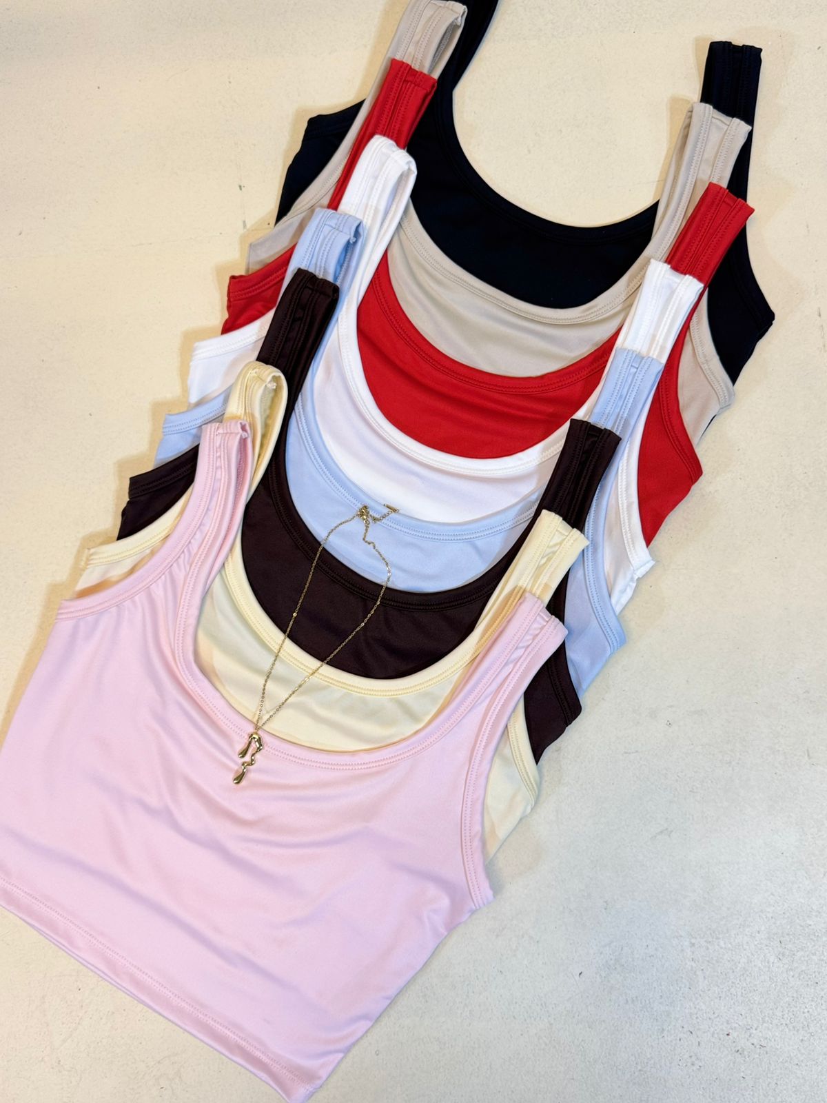 Musculosa U basica Microfibra