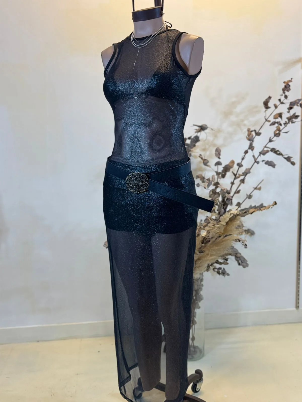 Maxivestido TUL BRILLITO