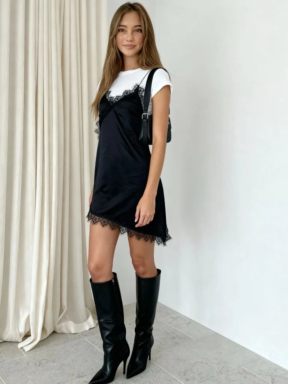 Vestido Pico VENEZIA PUNTILLA Sedita