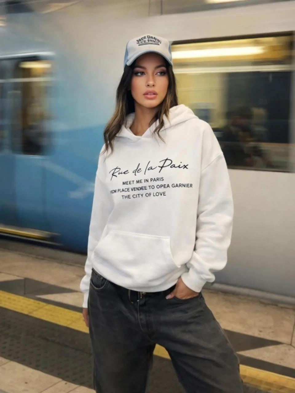 Maxibuzo Capucha “RUE DE LA PAIX” FRIZA Premium