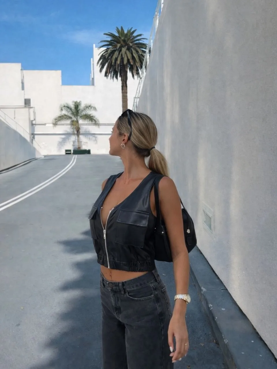 Chaleco CARGO cierre Cuerina Diesel