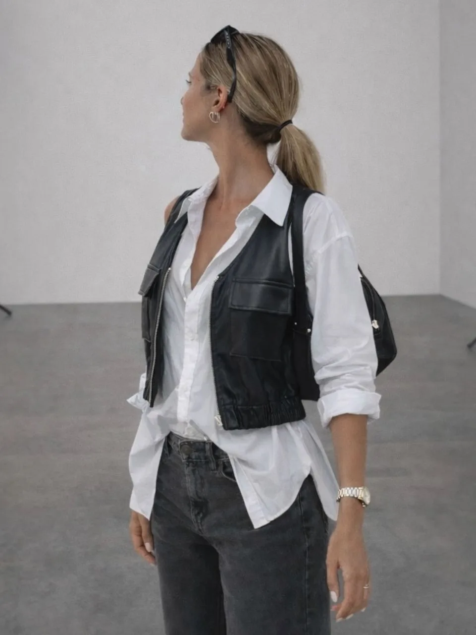 Chaleco CARGO cierre Cuerina Diesel