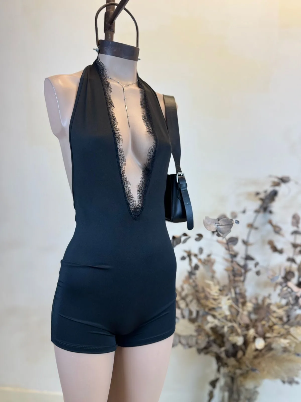 CATSUIT Puntilla Microfibra