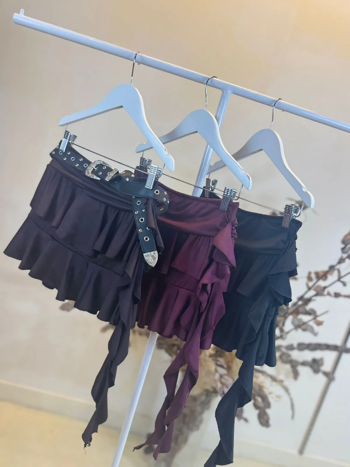 Skort volados c/Tira Microfibra