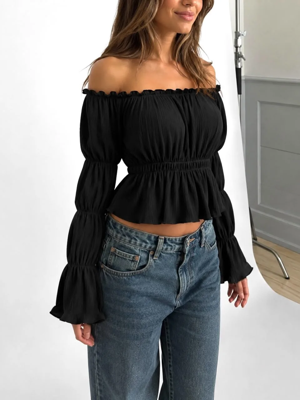 Top elasticos “STEPH” Mulberry