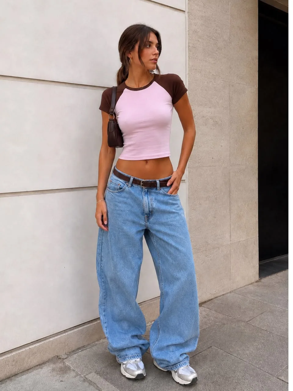 Top raglan combinado Morley