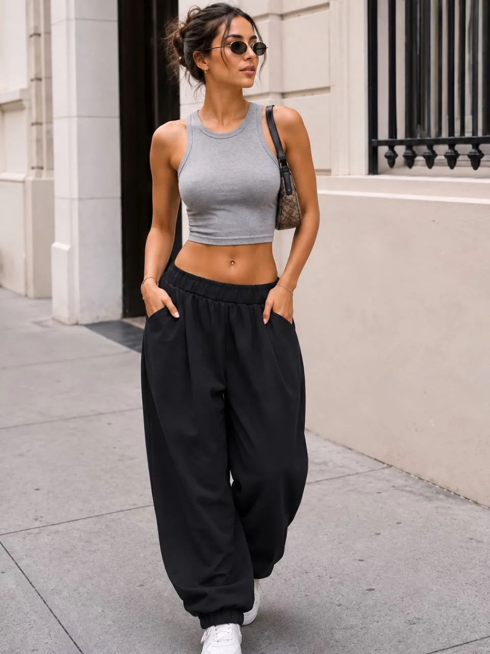 Jogger CORTE Ancho SPAN ALO